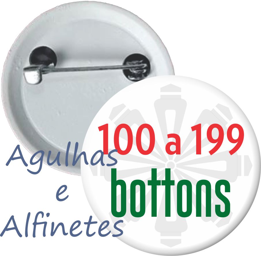 100 Bottons Personalizados